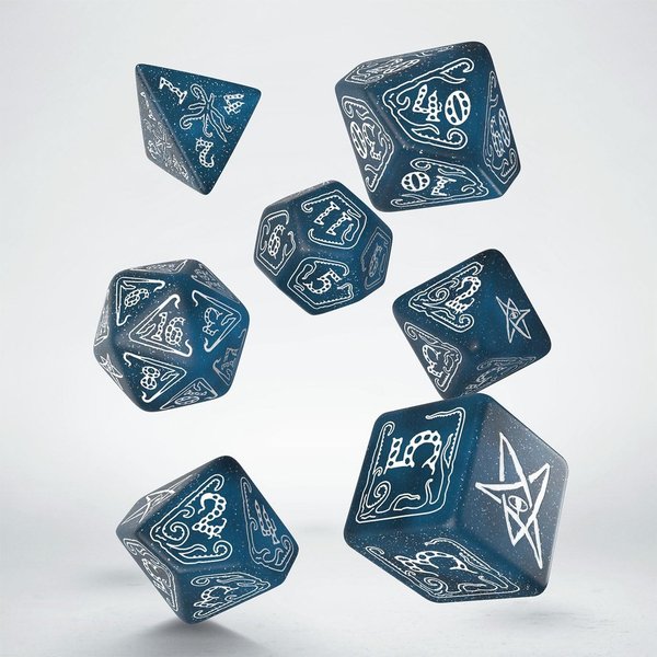 Call of Cthulhu Abyssal/White Dice Set
