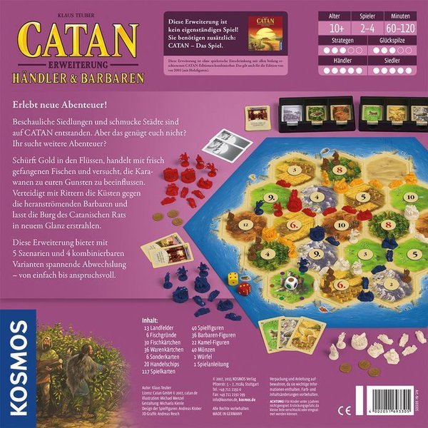 Catan - Das Spiel: Händler & Barbaren Erweiterung (Erw.)