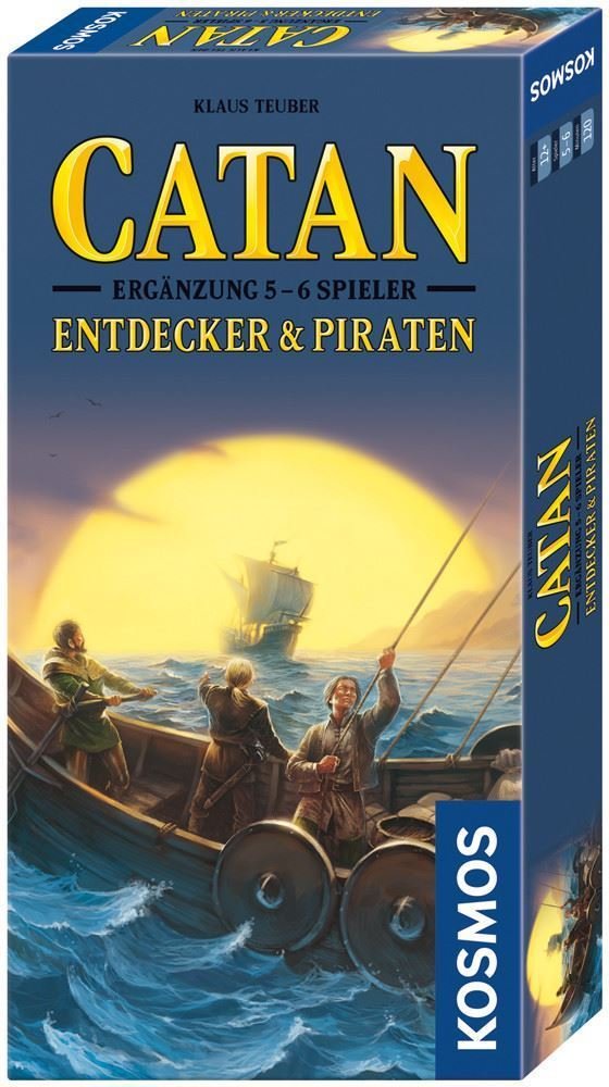 Catan - Das Spiel: Entdecker & Piraten Erweiterung 5 - 6 Spieler Ergänzung (Erw.)