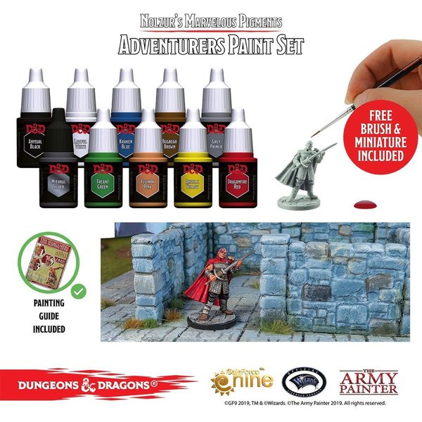 Dungeons & Dragons - The Adventurers Paint Set