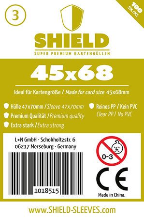 Shield Sleeves (45x68mm)