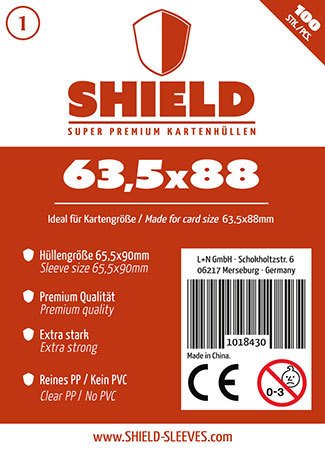 Shield Sleeves (63.5x88mm)