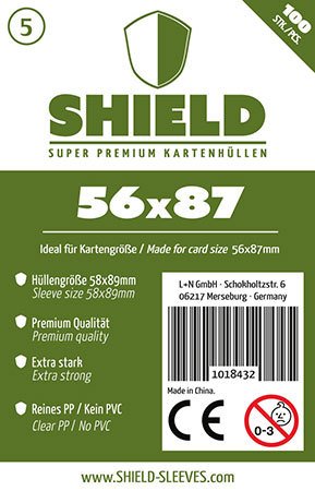 Shield Sleeves (56x87mm)