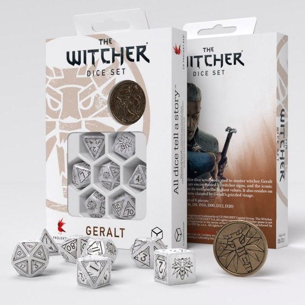 The Witcher Dice Set: Geralt – The White Wolf