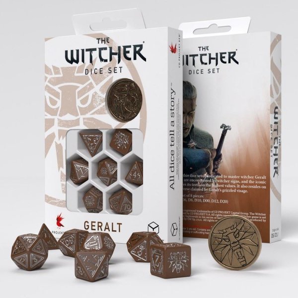 The Witcher Dice Set: Geralt – The Roach's companion