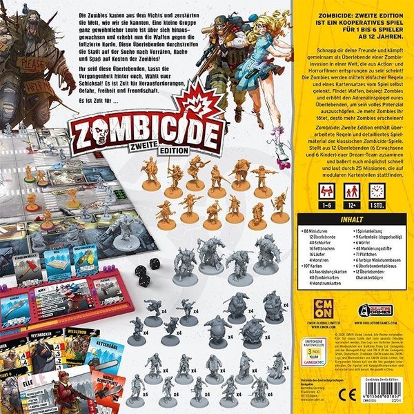 Zombicide 2. Ed. Paint Set