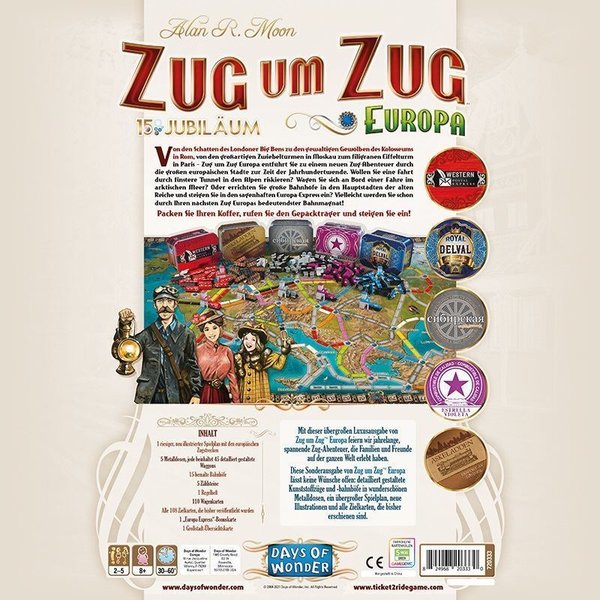 Zug um Zug - Europa (15 Jahre Edition)