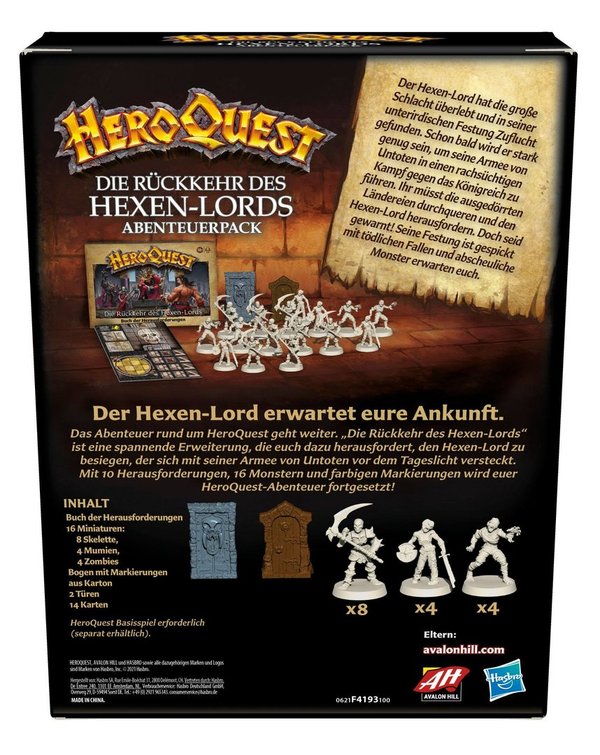 HeroQuest: Die Rückkehr des Hexen-Lords (Erw.)