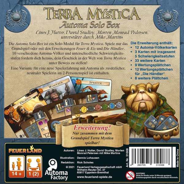 Terra Mystica: Automa Solo Box (Erw.)