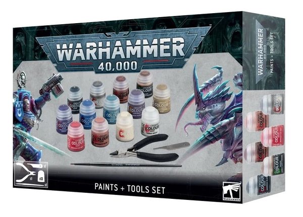 Warhammer 40.000 - Paints + Tools Set